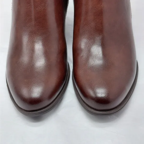Naturalizer Womens Ankle Boots Size 7.5 Brown Comfort Western Booties Cowgirl - Image 5