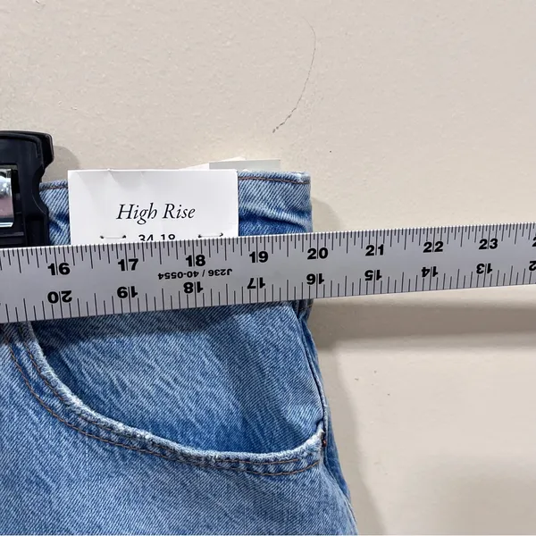 NWT Abercrombie & Fitch blue Denim Skirt midi size 34 US 18 plus size - Image 5