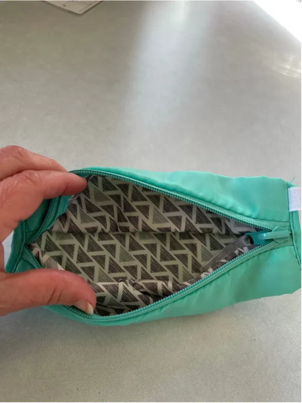 Women's Safety 1st Cosmetic Bag One Size Teal Gray - Image 2