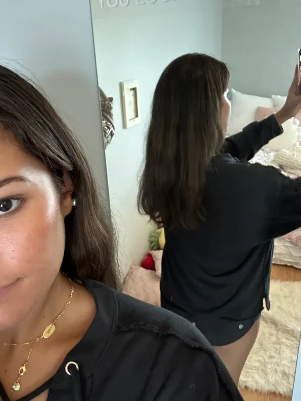 Aerie Black Cropped Crewneck - Image 5