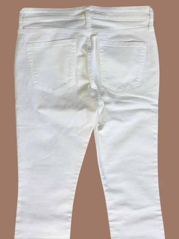 NWT Vineyard Vines Stepped Hem Jeans White Size 4 - Image 6