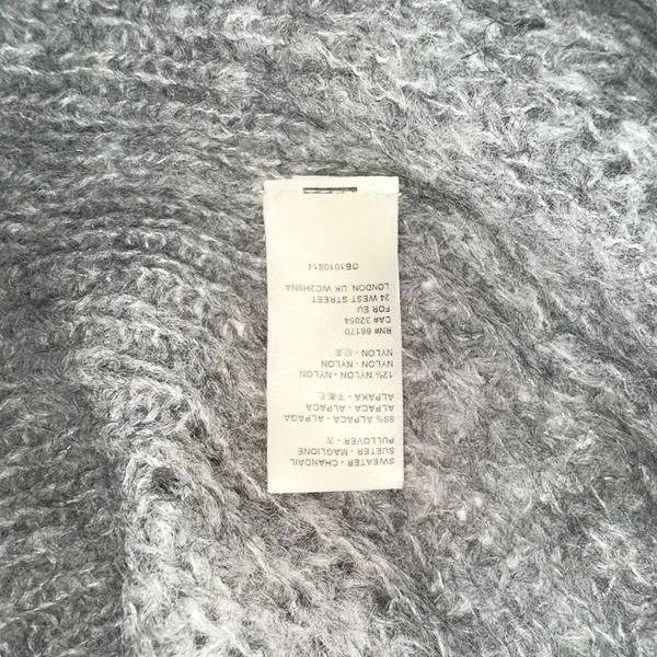 Free People Moonbeam Alpaca Blend Knit V-Neck Oversized Sweater MEDIUM - Image 7