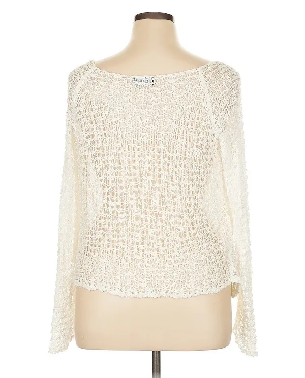 Knit top / coverup White - Image 2