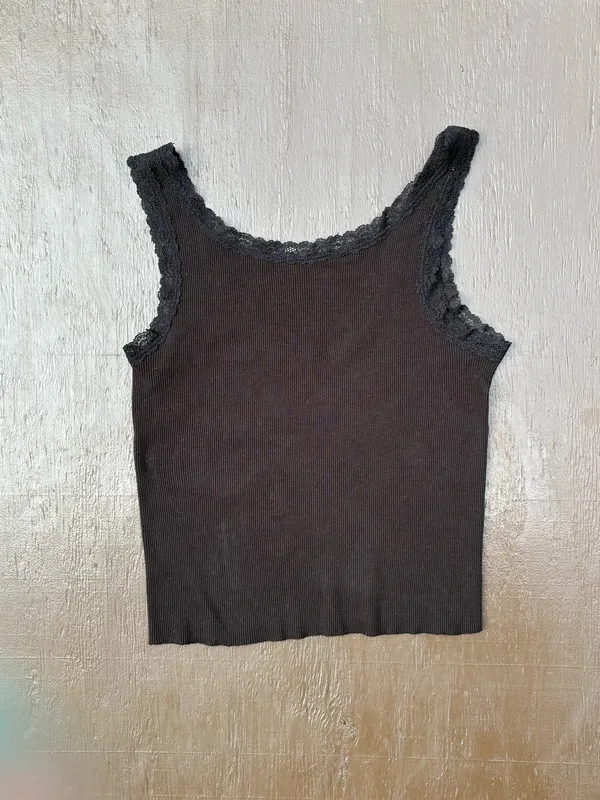 Brandy Melville Lace Tank Top - Image 3