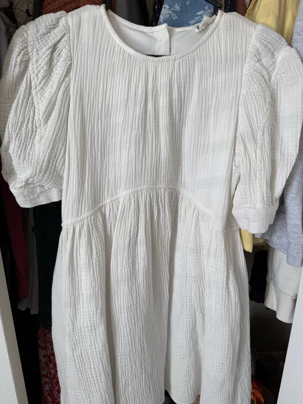 &merci White Mini Dress - Image 2