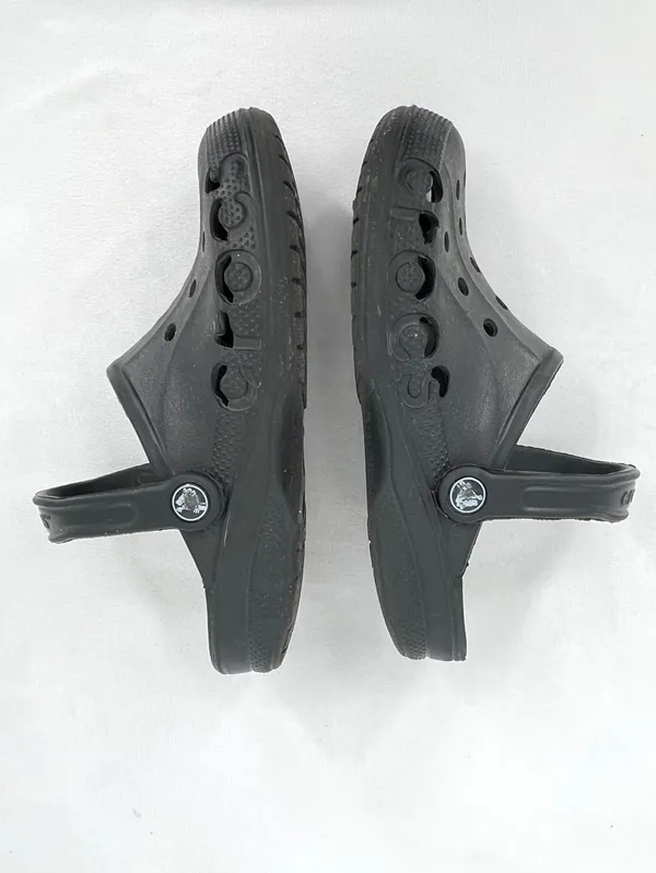 Crocs Baya Clog Black Foam Slip On Shoes Men's 5 / Women's 7 - Image 4
