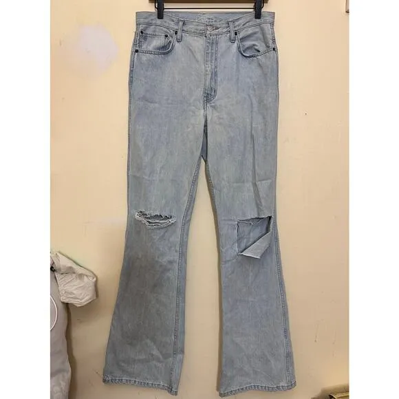 Ética Sasha Modern‎ Flare Jeans Sea Breeze Size 29 - Image 3