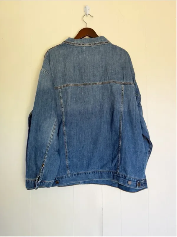 NEW CARLY JEAN LOS ANGELES CJLA Hunter Jean Jacket Medium Wash 3X - Image 8