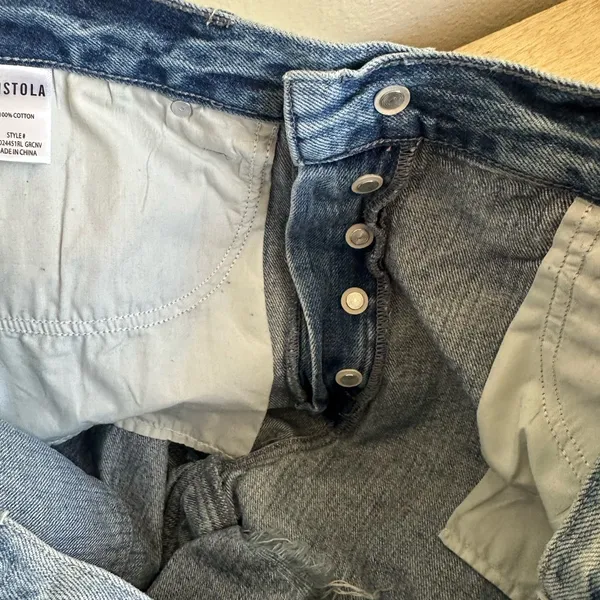 Pistola Distressed Cutoff Denim Shorts - Image 11
