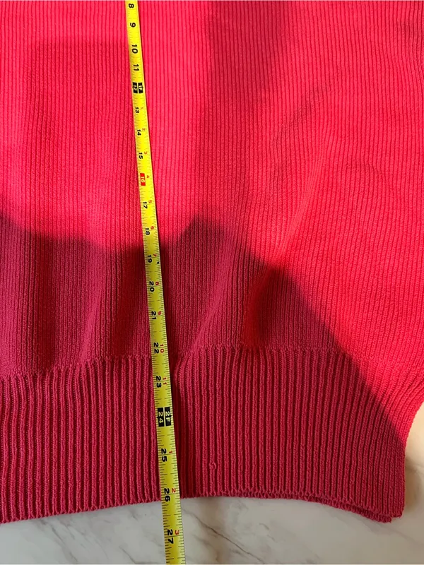 Free People Pink Oversized Dolman Sleeve Knit Sweater Women’s Small - Image 8