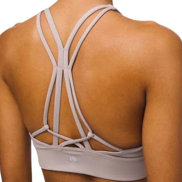 Lululemon Ride and Reflect Bra Dark Chrome Size 8 Sports Bra - Image 2