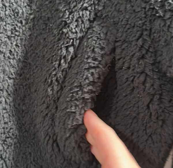 Francesca‘s Black Sherpa jacket size large - Image 5
