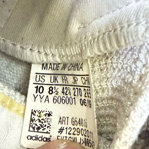 ADIDAS ULTRA BOOST TRIPLE WHITE ATHLETIC MEN'S Size 10 - Image 9