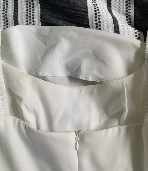 Princess Polly Lillie Long Sleeve Mini Dress in White - Image 4