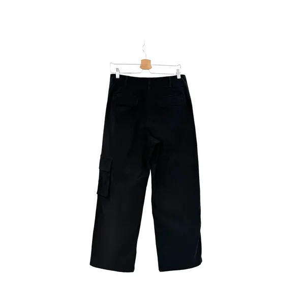 Aritzia Wilfred Free Picture Cargo Pant Black‎ Wide Leg Utility Size 10 - Image 7