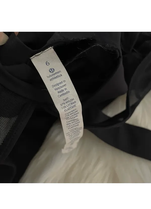 Lululemon Super Sport Tank Black  - Image 9