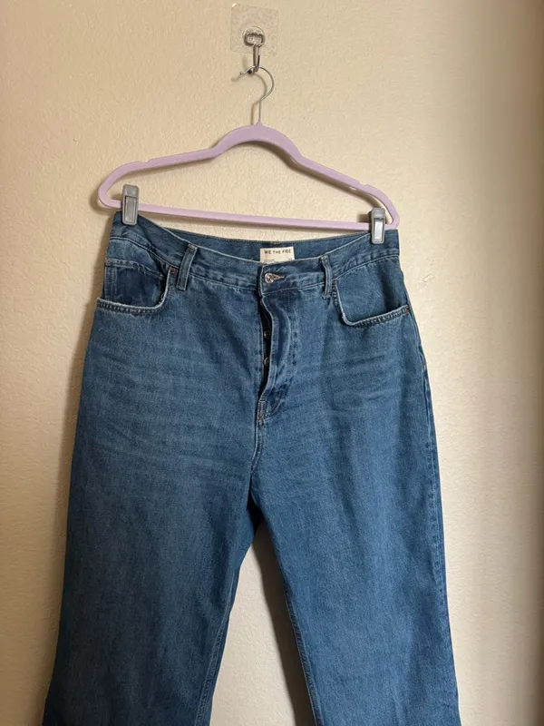 Free People We The Free Holly Bootcut Jeans size‎ 33 - Non Distressed Med Wash - Image 4