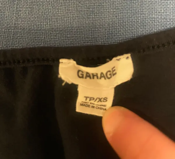 Garage Navy Blue  Top - Image 4