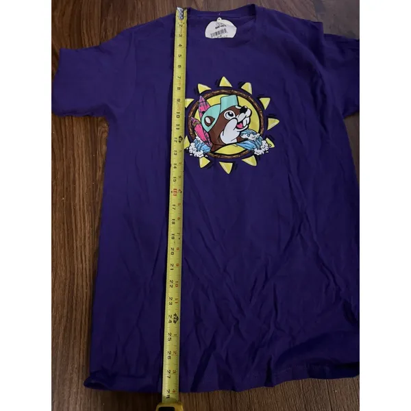 Bucees Shirt size small Purple Did Somebody Say Surf Sun Summer Graphic Tee - Image 5