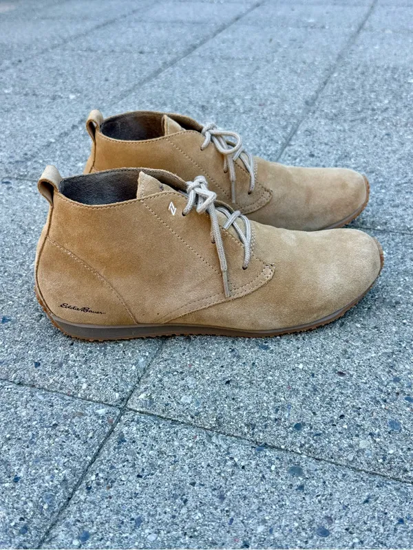 Eddie Bauer Tan Suede Transition Chukka Ankle Booties Boots • Sz 9.5 - Image 3