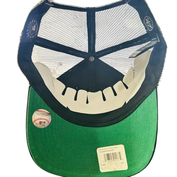 47 Brand NEW Colorado‎ Rockies Trucker Cap Womens Black Snapback Adjustable MVP Hat - Image 6