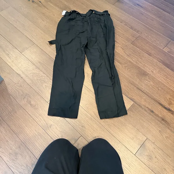 Old Navy Women’s Linen Black Pants Size 6 NWT C1-049 - Image 5