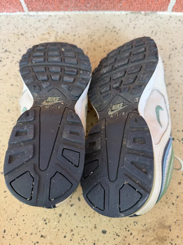 2008 Nike Air Max 97 Womens Size 8.5 green‎ blue grey color sneaker shoes - Image 11