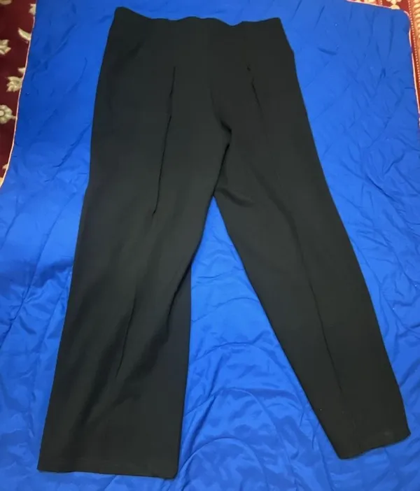 OGL Women's Black Wide Leg Pants Size L - Image 6