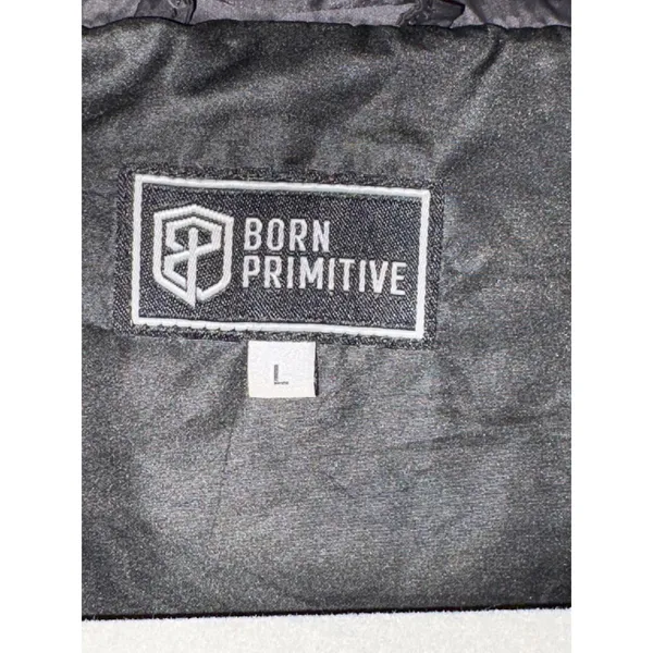 Born Primitive Warm Rush Womens Black Quilted Cropped Puffer Jacket Size‎ Large - Image 5