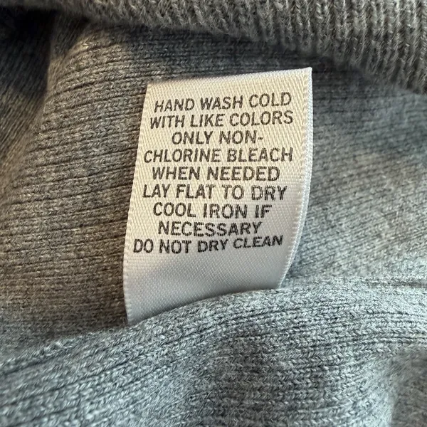 Caché NWT Ruffle Neck SS Sweater Gray Metallic Ribbed Hem‎ Silk Blend Y2K Small - Image 9