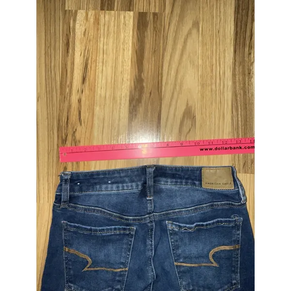 American‎ Eagle Super Hi-Rise Jegging Sz 2 Regular Blue 360 Next Level Stretch - Image 8