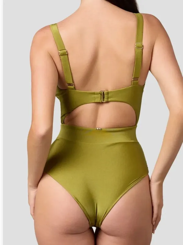 MBM SWIM Aspire One Piece Olive S NWT - Image 2