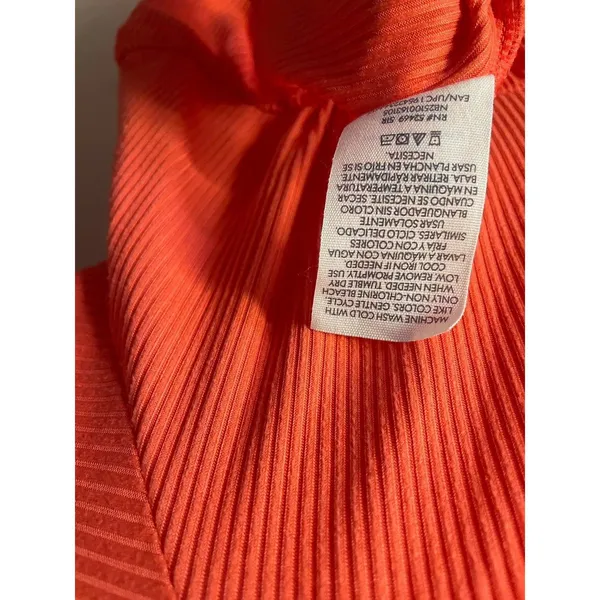 No Boundaries Reddish Pink Ribbed Summer Dress Size M - Image 6