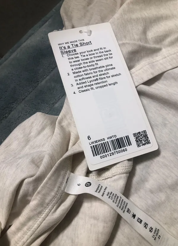 Lululemon It’s A Tie Tee (6) - Image 8