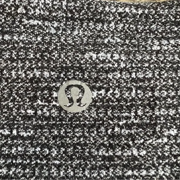 Lululemon Wunder Under Pant Coal Mini Check Pique Texture Knit Leggings Size 2 - Image 12