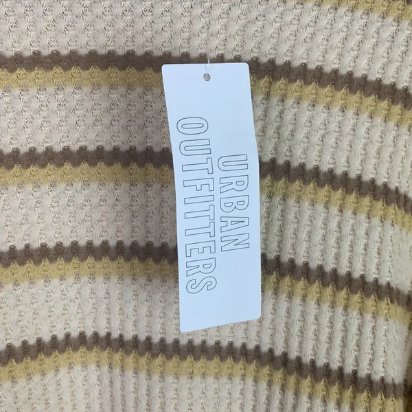 Urban‎ Outfitters Standard/Cloth Waffle Knit Mock Neck Shirt Size Large - Image 4