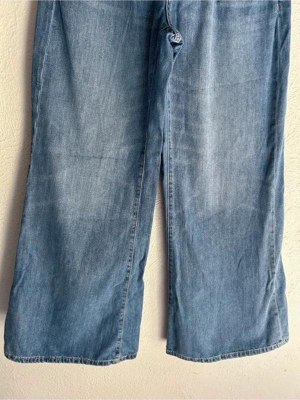 Banana Republic The Puddle Jean High Rise Wide Leg Jeans 28 - Image 3