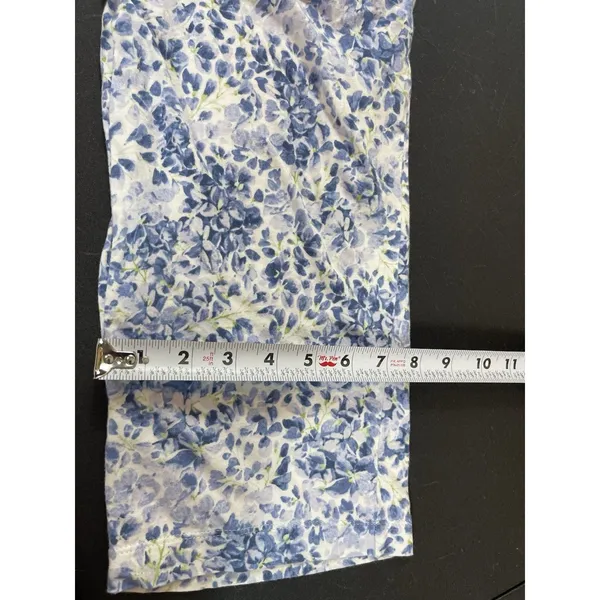 Lauren Ralph Lauren Women’s Blue Floral 2 Piece Pajama Set Button Top Pants S - Image 13