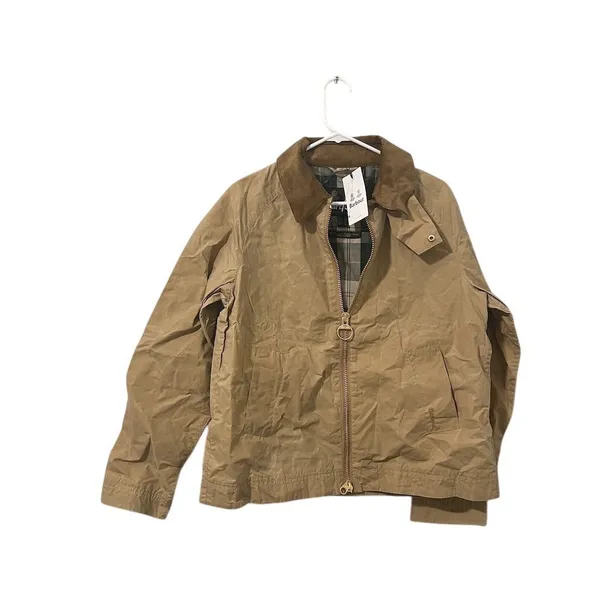 Barbour Women's Beige Campbell Showerproof Jacket Size 12 - Image 3