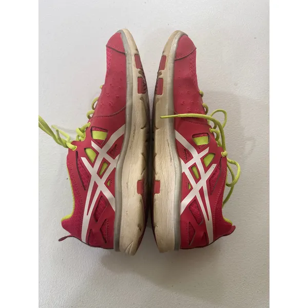 ASICS S398Y Women's Running Shoes‎ Pink Neon Yellow Size 11 Athletic Sneakers - Image 8