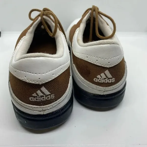 Adidas Spiked Lace Up Women’s White Brown Golf‎ Shoes Size 7 - Image 7