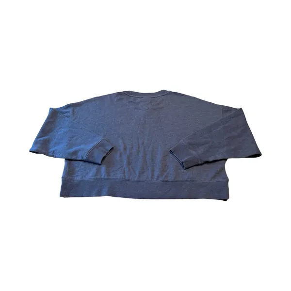 Tommy Jeans Vassar Womens‎ Cropped Sweatshirt Blue Graphic Logo Pullover M NEW - Image 4