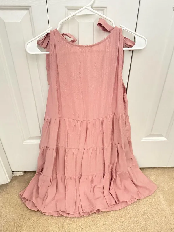 Blu Pepper Babydoll Dress Pink Large - Image 2