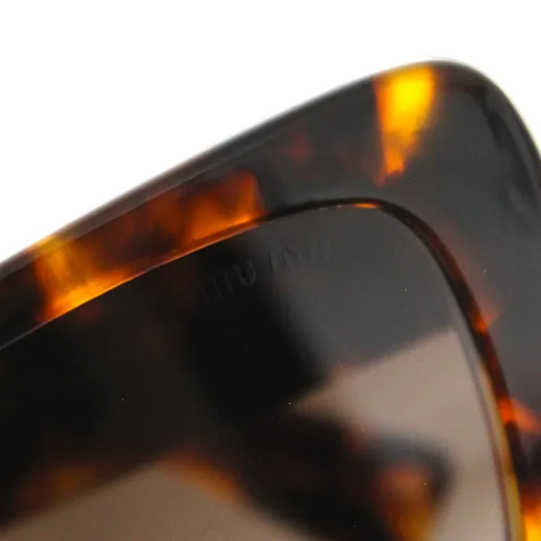 Miu Miu SMU 07Y 53mm Rectangular Sunglasses in Blond Havana - Image 8
