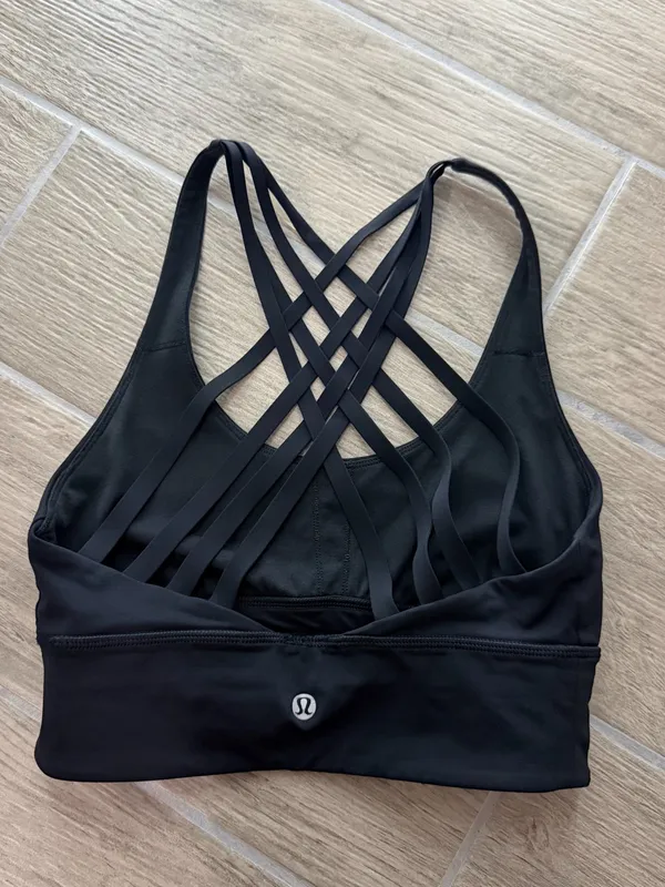 lululemon athletica Black Multi-Strap Crossback Sports Bra - Image 3