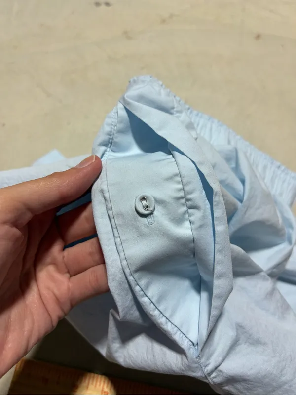 Skims Light Blue boxer Shorts small - Image 7