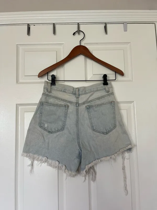 Forever 21 light wash ripped jeans high rise - Image 2