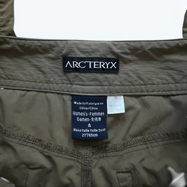 Arc'teryx Womens 4 Olive Hiking Pants Technical Outdoor Straight Leg 2011 - Image 5
