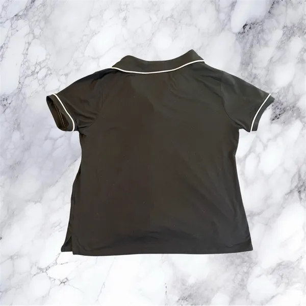 Joyspun Black Pajama Top Pink Trim Size Small‎ - Image 6