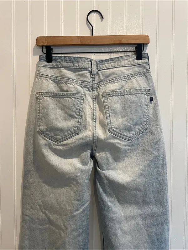 ANTHROPOLOGIE | PILCRO The Joey High-Rise Relaxed Jeans Light Wash Denim Size 25 - Image 11
